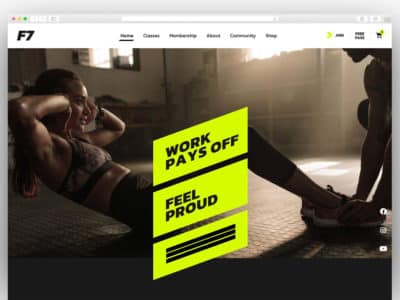 F7 - Fitness Gym WordPress