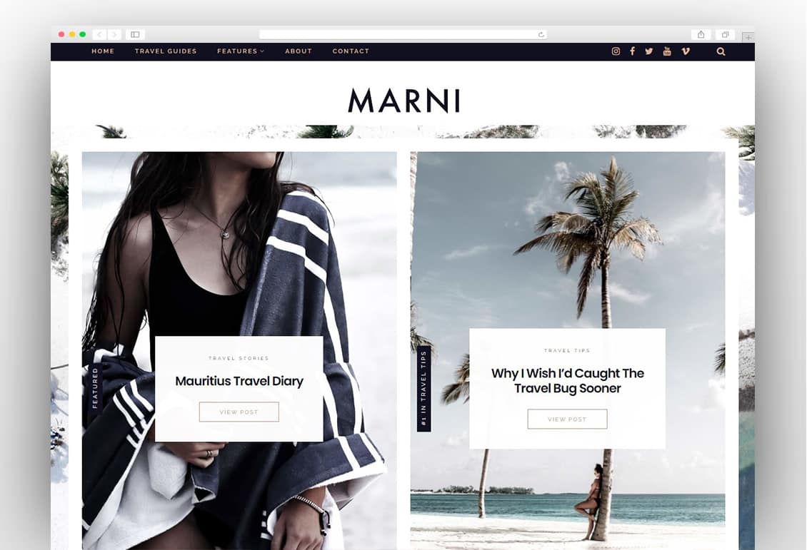 Marni – a WordPress Blog & Shop Theme