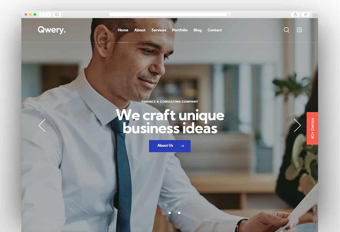 Qwery - Multi-Purpose Business WordPress Theme + RTL