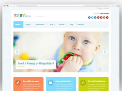 Babysitter - Job Board WordPress Theme