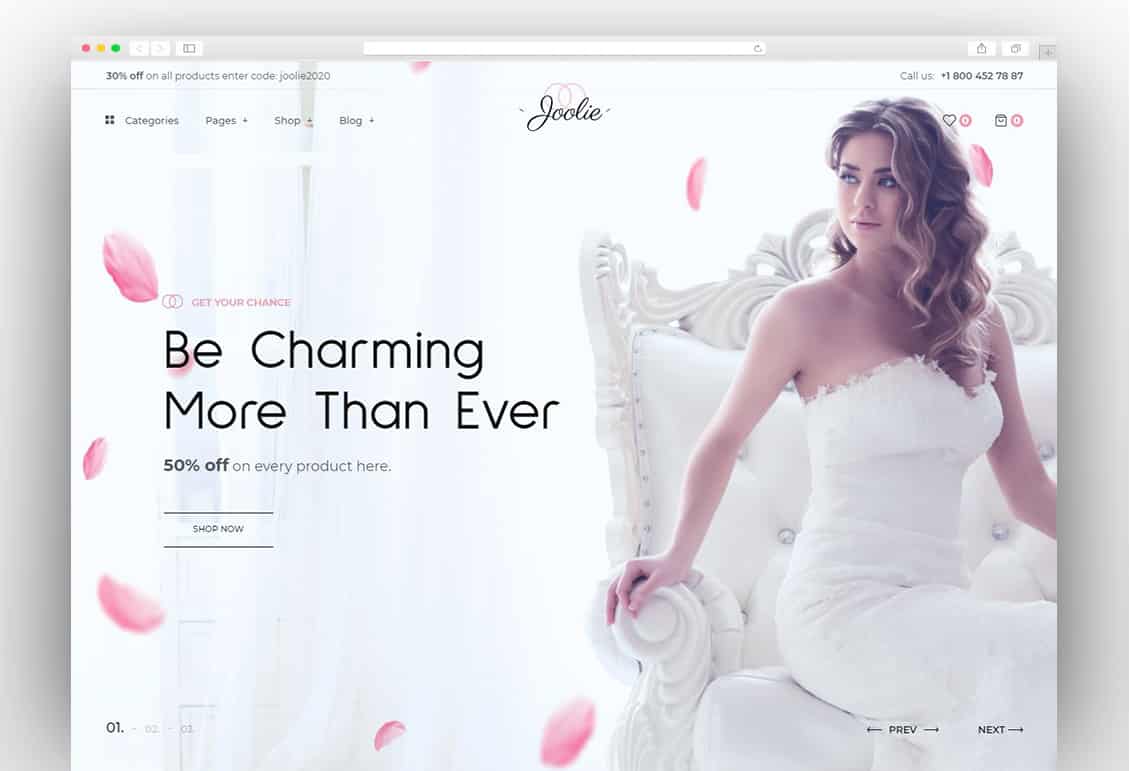Joolie - Wedding Store HTML Template