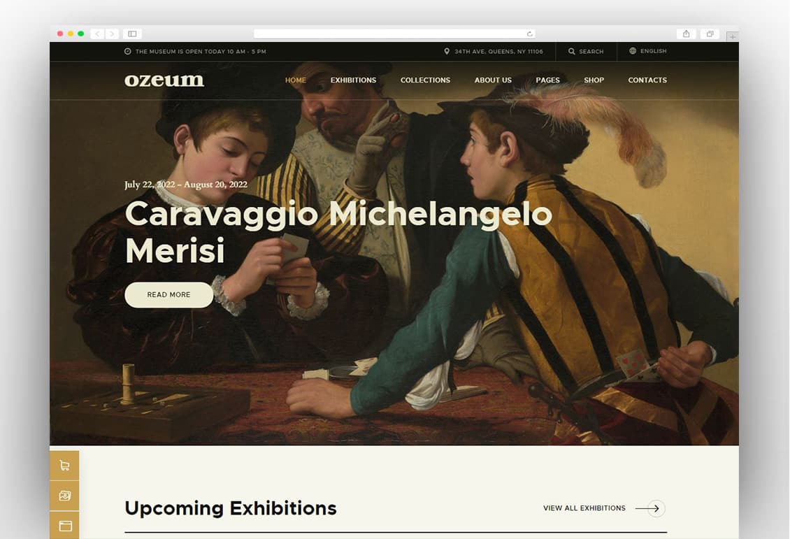 Ozeum | Modern Art Gallery and Creative Online Museum WordPress Theme +RTL