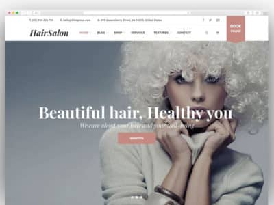 Salox | Hair Salon WordPress Theme