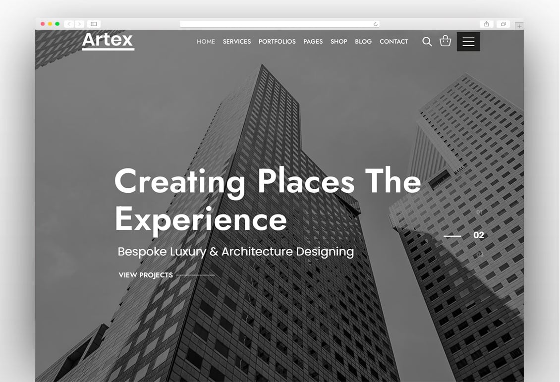 Artex - Architecture & Interior WordPress Theme