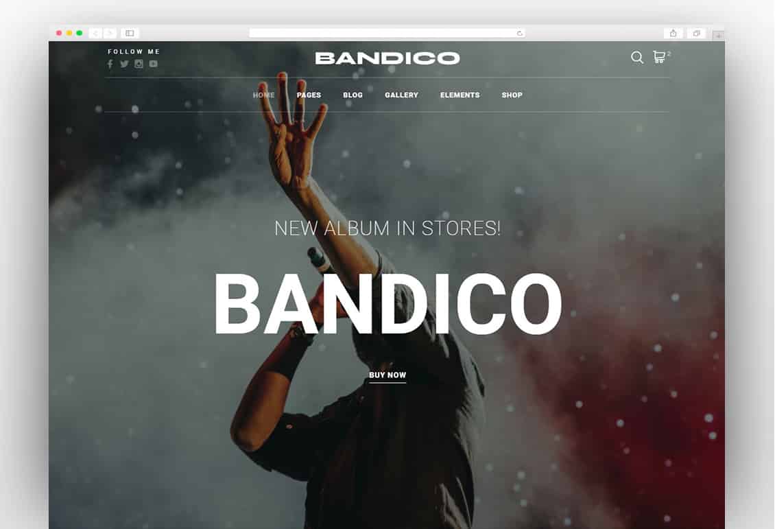 Bandico - HTML5 Music and Band Template