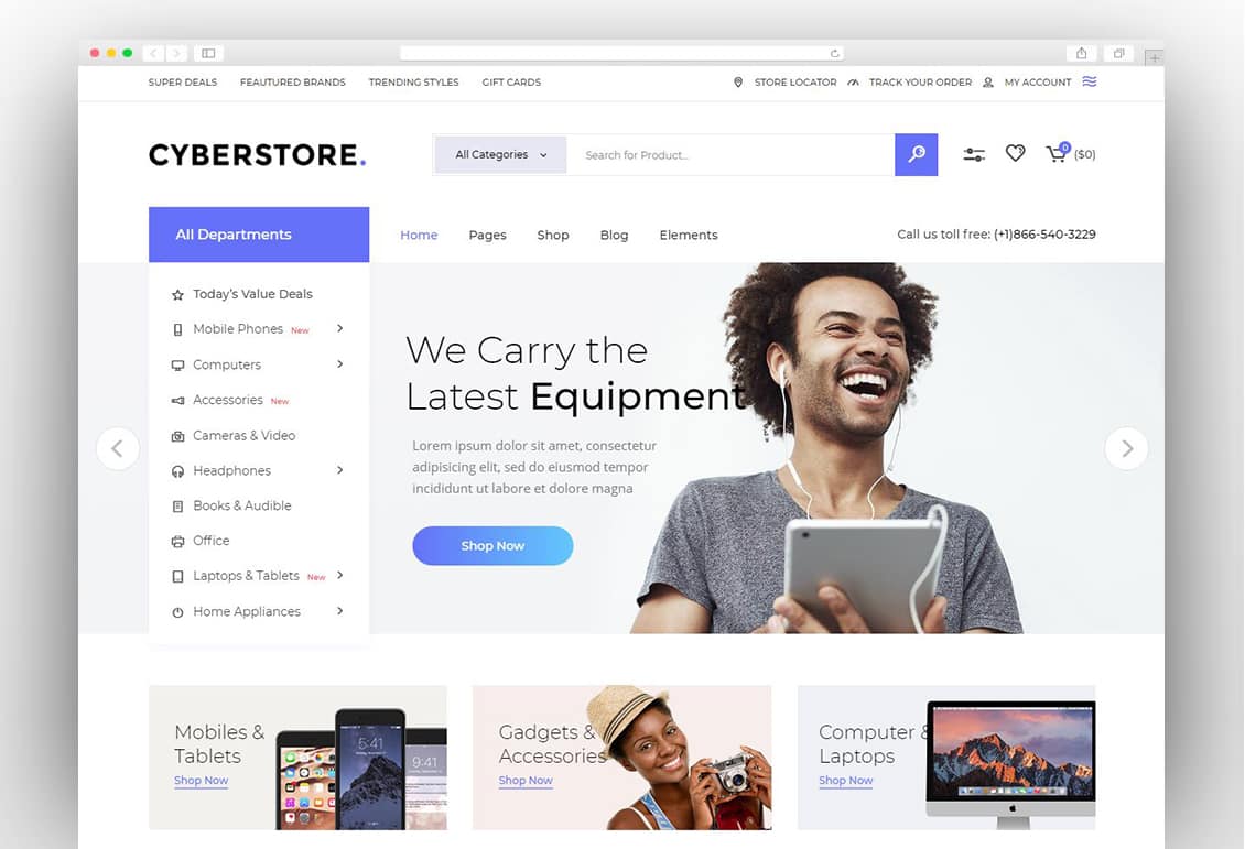CyberStore - Simple eCommerce Shop