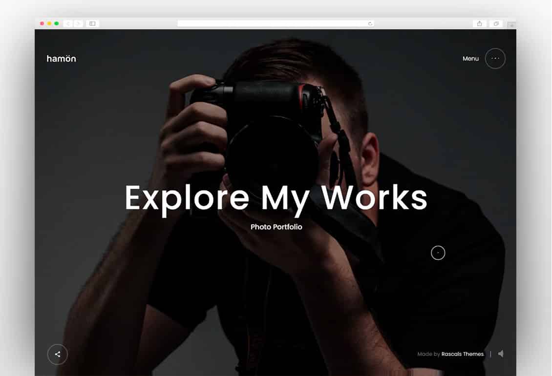 Hamon - Ajax Photography WordPress Theme