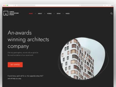 Liarch - Architecture & Interior WordPress Theme