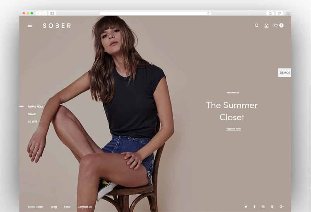 Sober - WooCommerce WordPress Theme