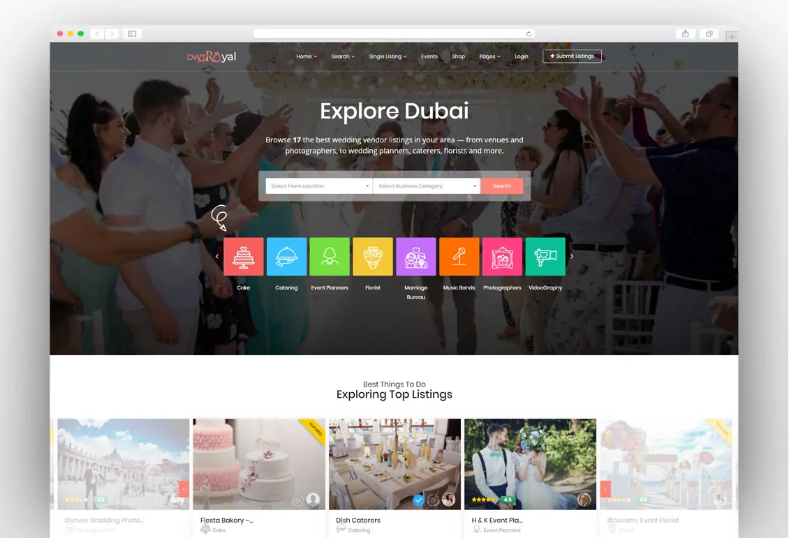 DWT Listing - Directory & Listing WordPress Theme
