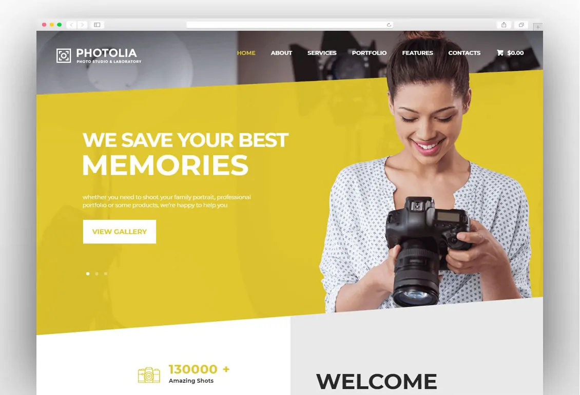 Photolia | Photo Company & Photo Supply Store WordPress Theme