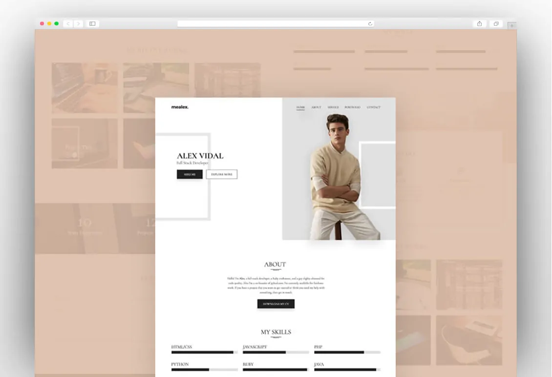 Personal Portfolio Template