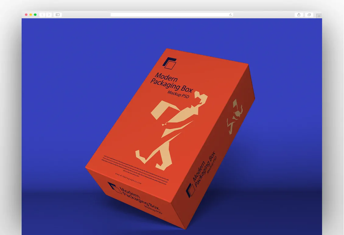 Useful Packaging Box PSD Mockup for Free