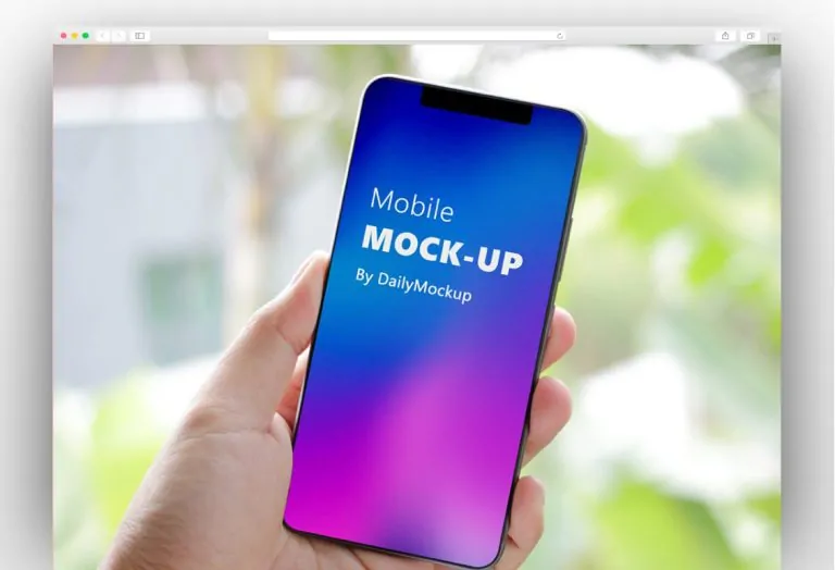 Mobile Mockup Free PSD