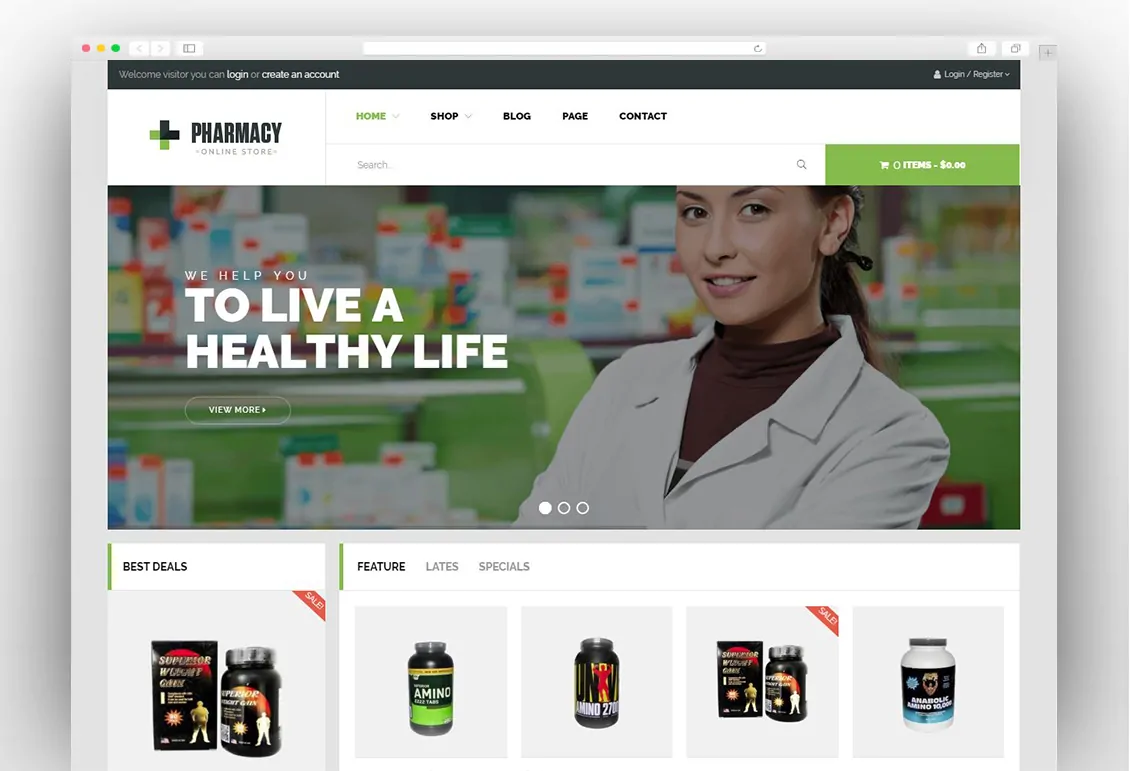 Pharmacy Woocommerce WordPress Theme