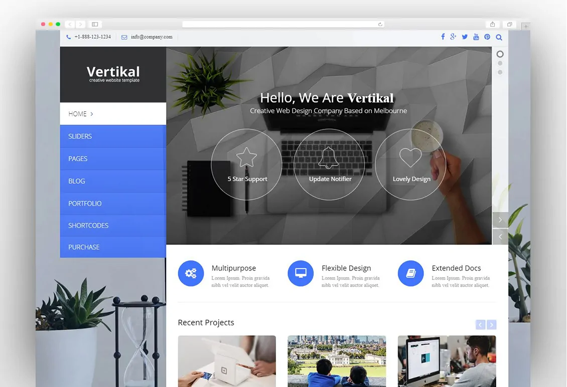 Vertikal | Responsive WordPress Theme