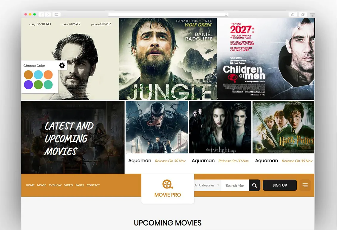 Movie Pro - TV Show and Production House HTML template