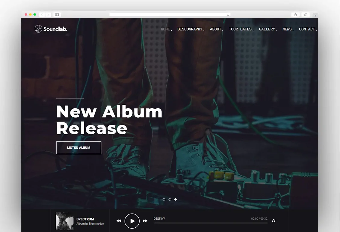 Soundlab - Music Band & Musician Template