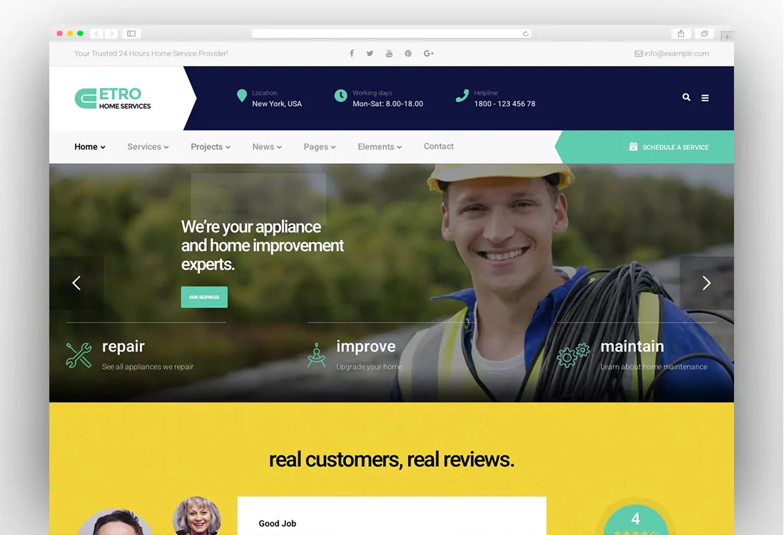Etro | Maintenance Services WordPress Theme