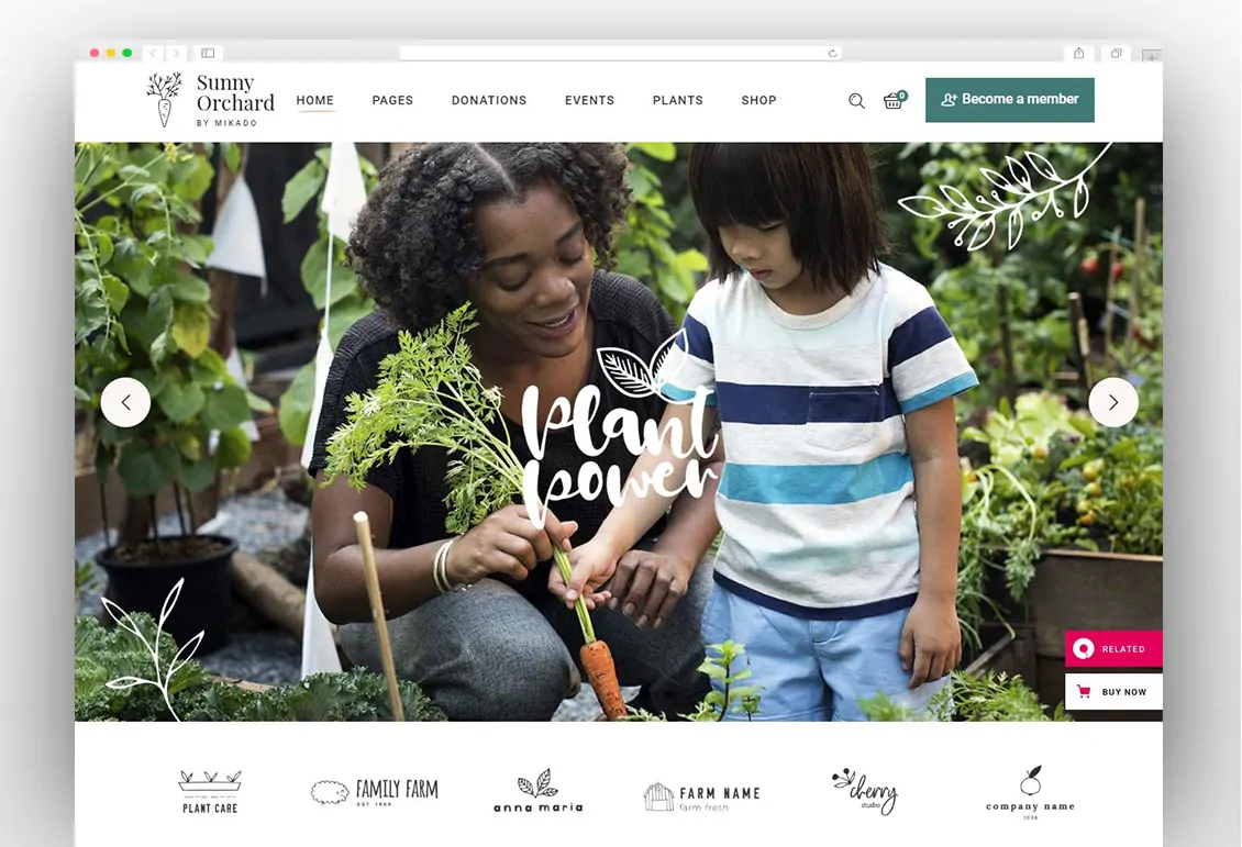 SunnyOrchard - Landscaping and Gardening Theme