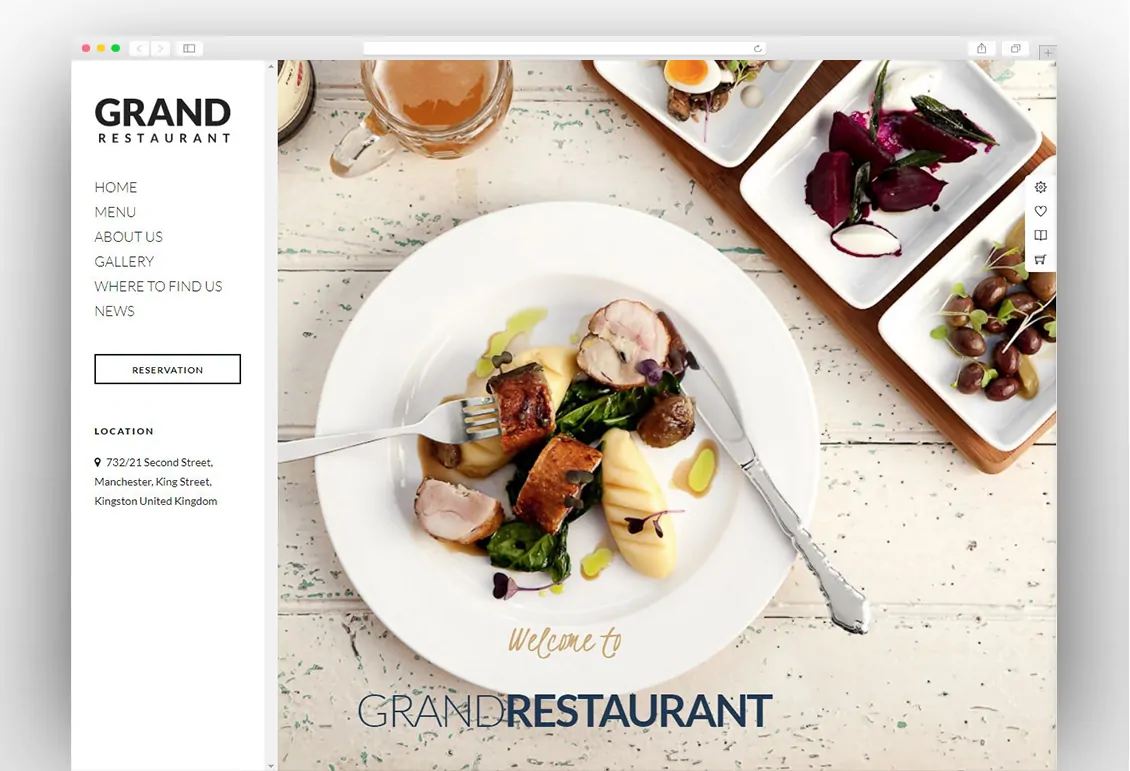 Grand Restaurant WordPress