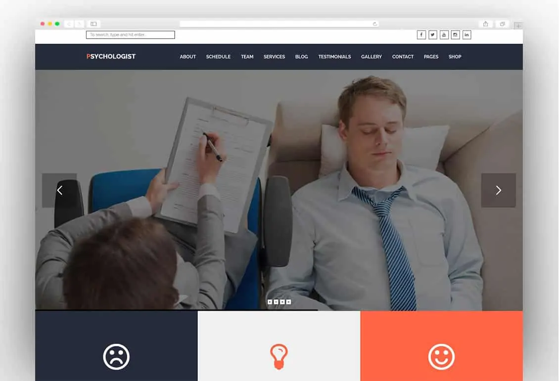 Psychologist - Psychological Practice WP Theme