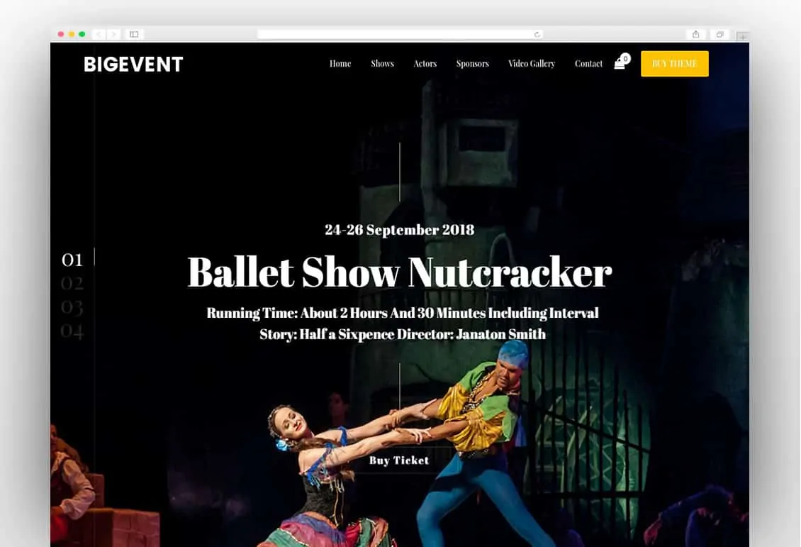 BigEvent- Conference Event WordPress Theme