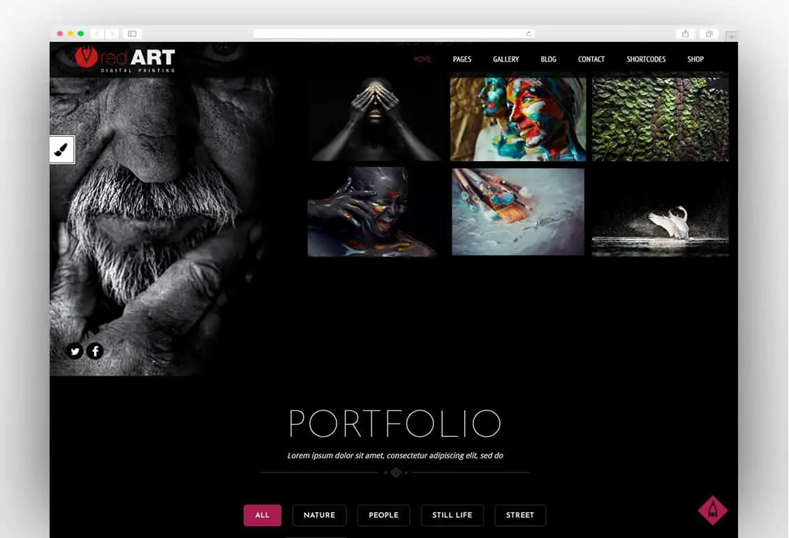 Red Art | Artist Portfolio
