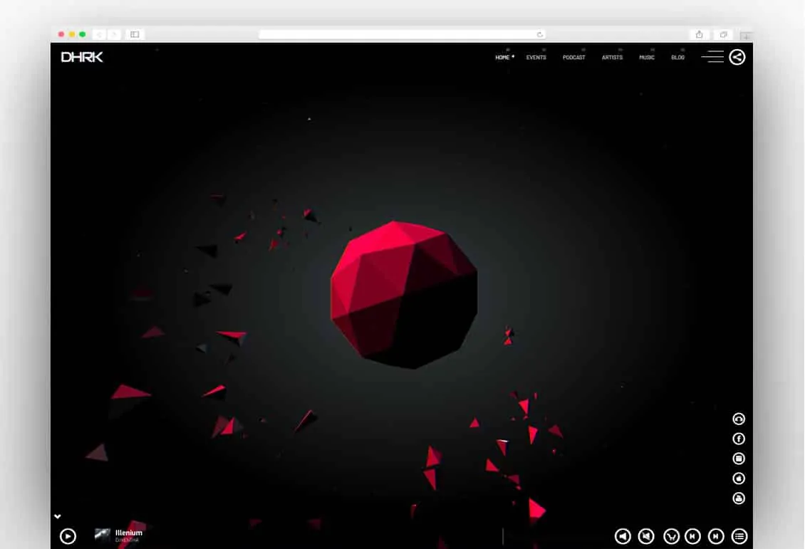 Vice: Underground Music Elementor WordPress Theme