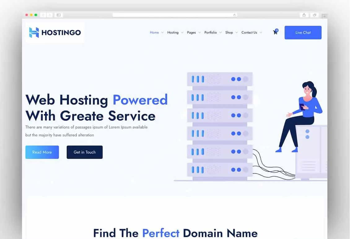 Hostingo - Hosting WordPress & WHMCS Theme