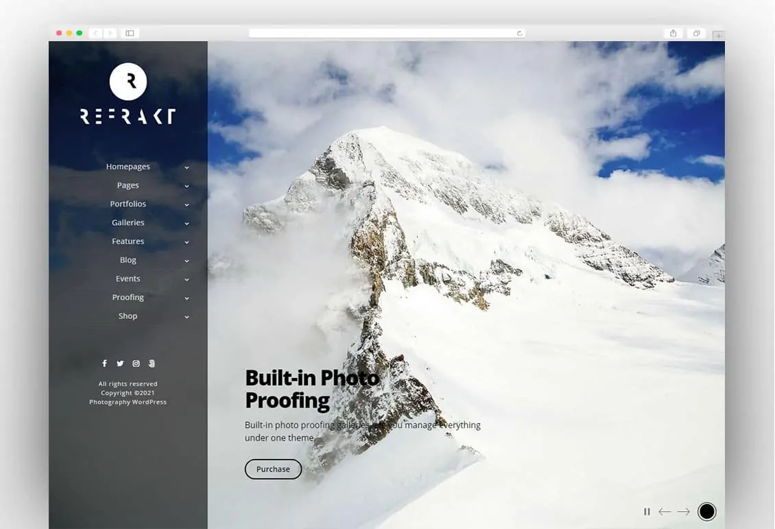 Refrakt | Photography Theme for WordPress